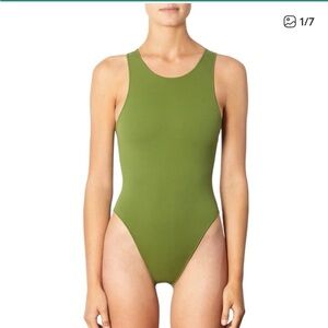 It’s Now Cool x Free People | The Contour Bodysuit in Pesto S